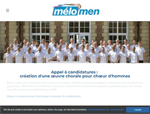 Tablet Screenshot of melomen.com